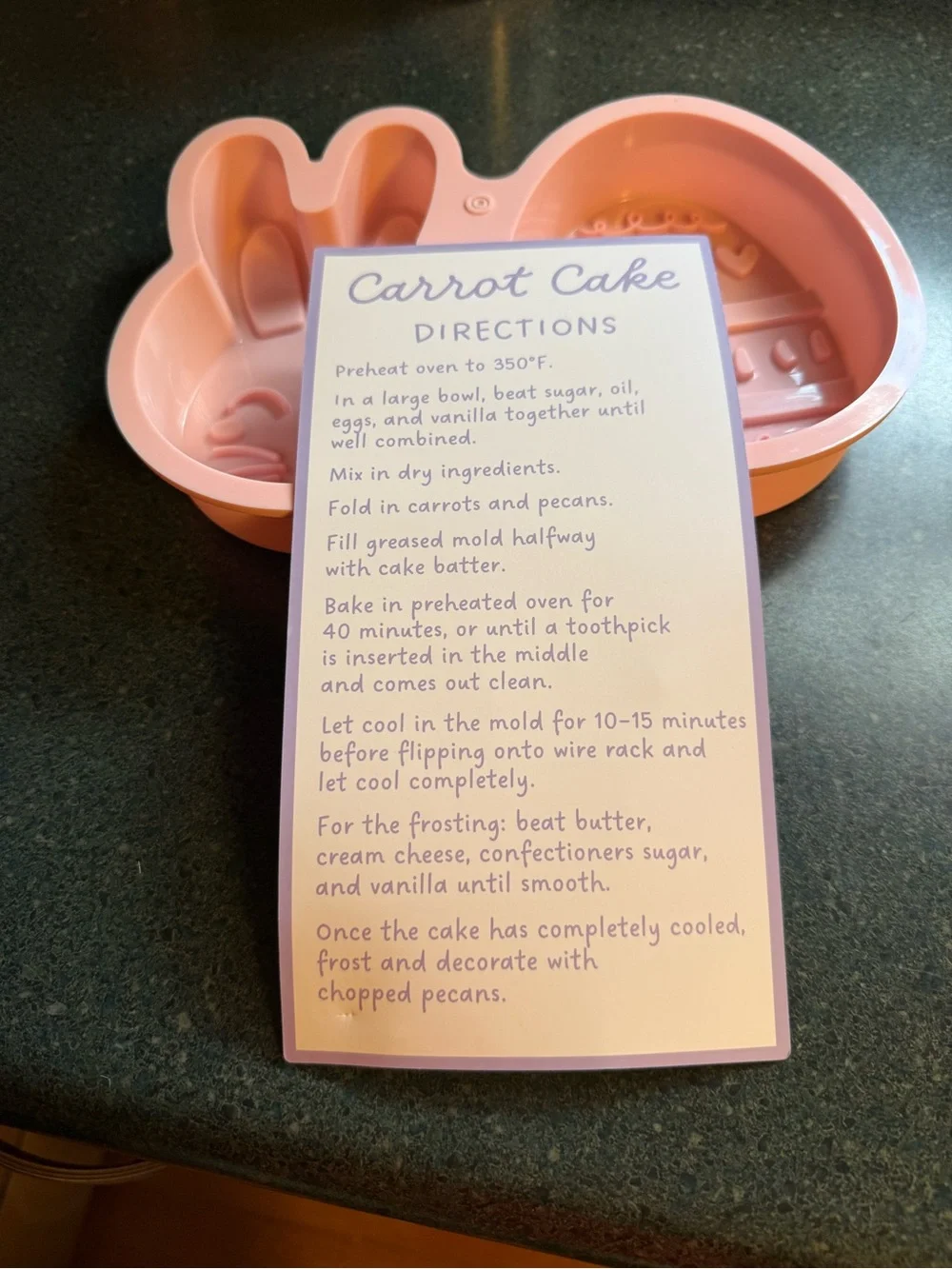 Samuliy Silicone Easter Bunny & Decorated Egg Treat Mold - NWOT